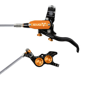 Hope EVO GR4 Braided Disc Brake Black/Orange L/H