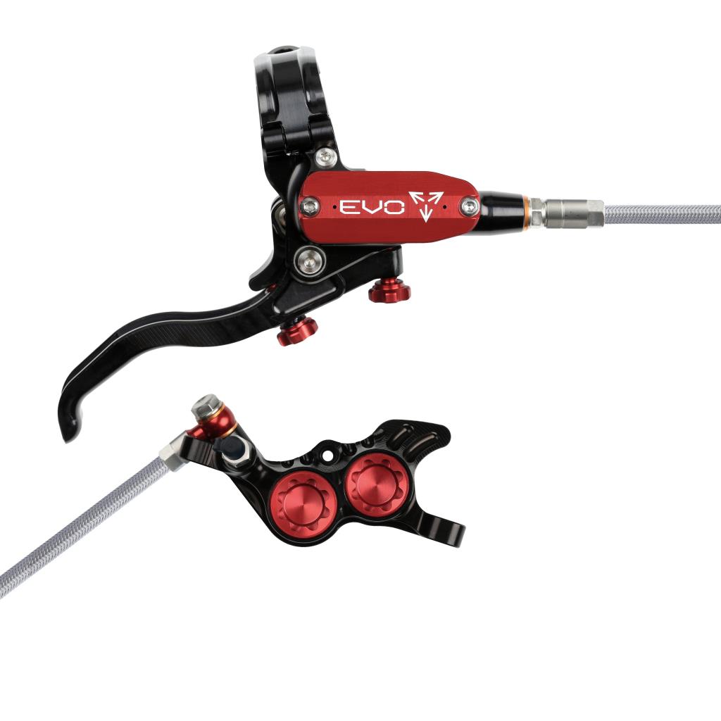 Hope EVO GR4 Braided Disc Brake Black/Red R/H
