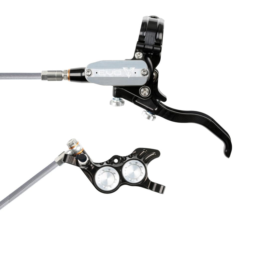 Hope EVO GR4 Braided Disc Brake Black/Silver L/H