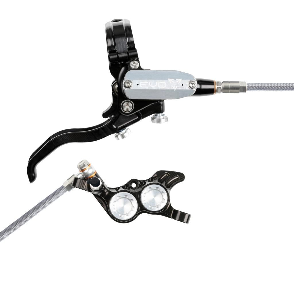 Hope EVO GR4 Braided Disc Brake Black/Silver R/H
