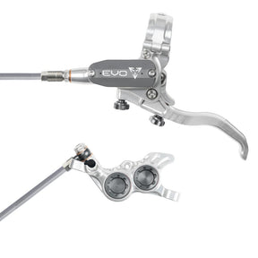 Hope EVO GR4 Braided Disc Brake Silver/Smoke L/H