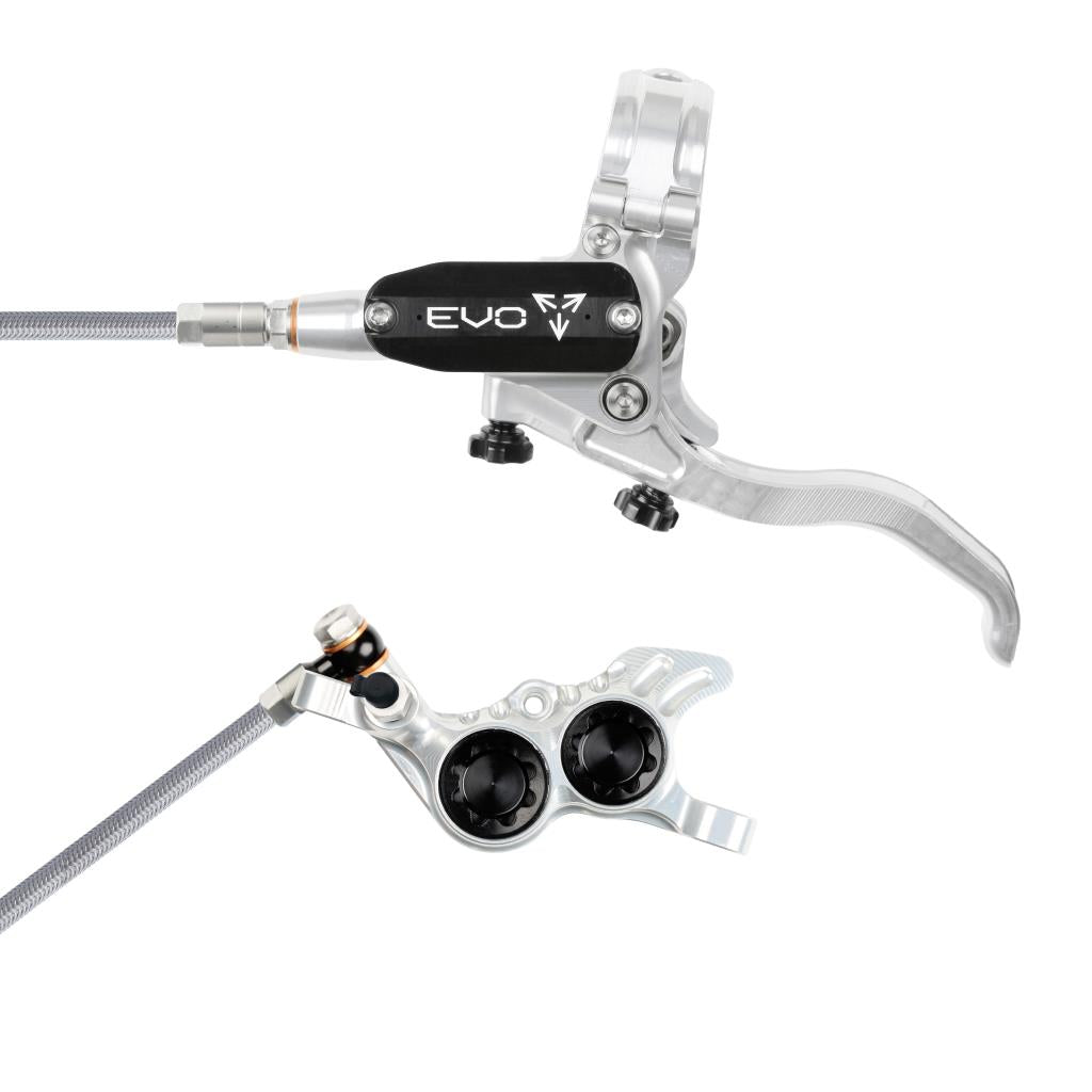 Hope EVO GR4 Braided Disc Brake Silver/Black L/H