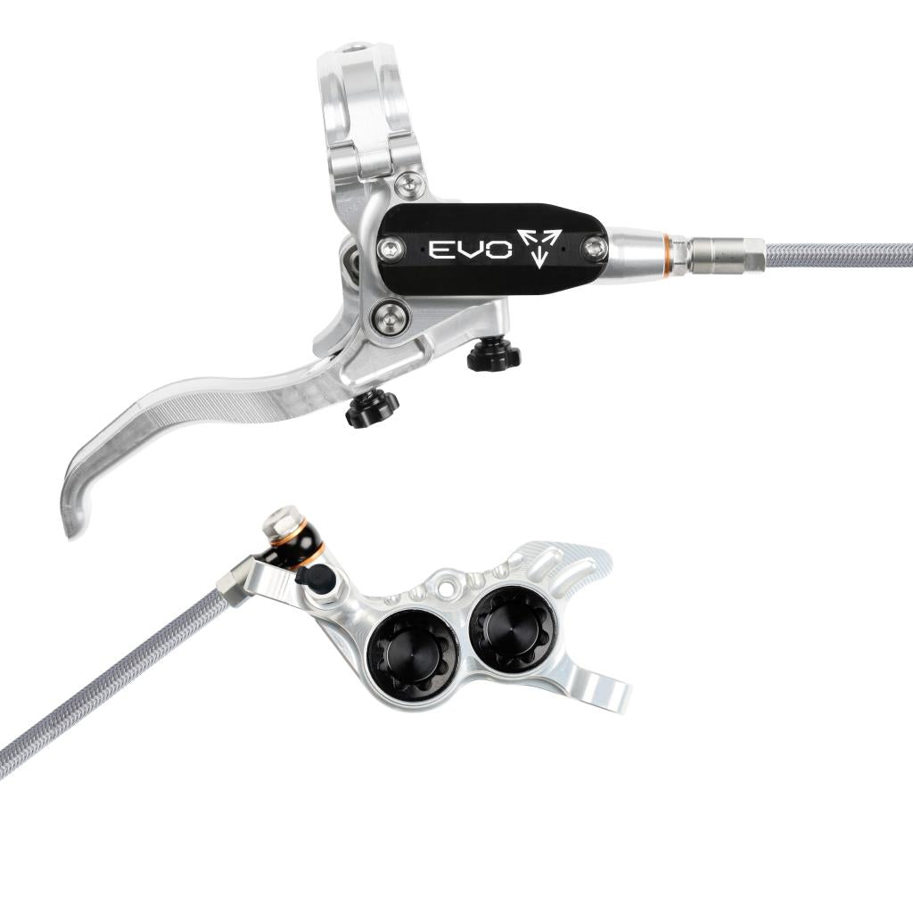 Hope EVO GR4 Braided Disc Brake Silver/Black R/H