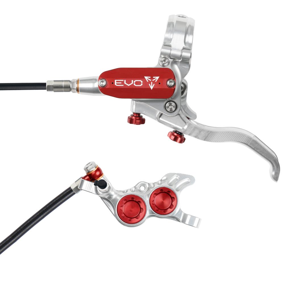Hope EVO GR4 Disc Brake Silver/Red L/H