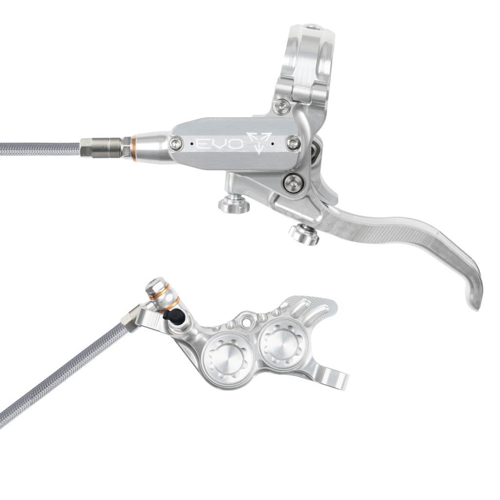 Hope EVO GR4 Braided Disc Brake Silver/Silver L/H