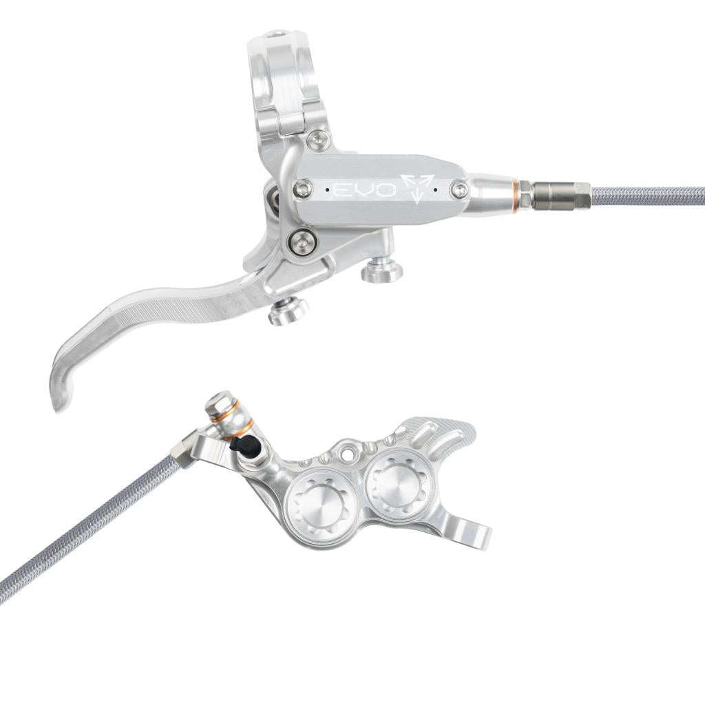 Hope EVO GR4 Braided Disc Brake Silver/Silver R/H