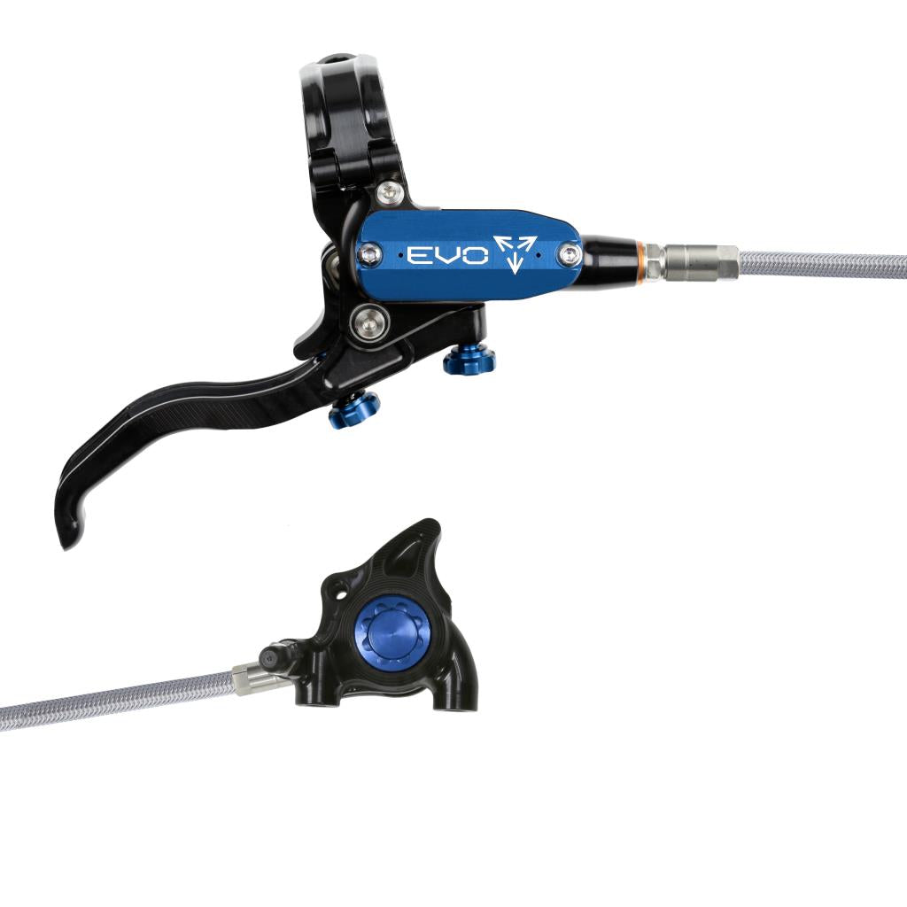 Hope EVO X2 FM Braided Disc Brake Black/Blue R/H
