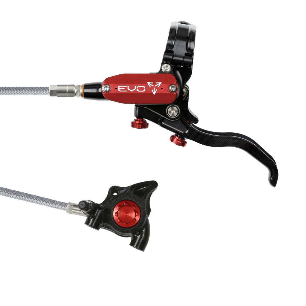 Hope EVO X2 FM Braided Disc Brake Black/Red L/H