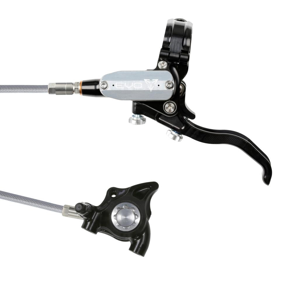 Hope EVO X2 FM Braided Disc Brake Black/Silver L/H
