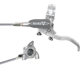 Hope EVO X2 FM Braided Disc Brake Silver/Smoke L/H