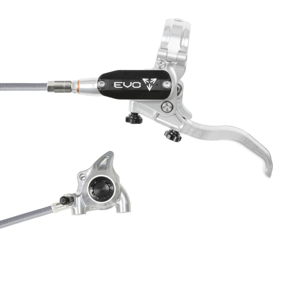 Hope EVO X2 FM Braided Disc Brake Silver/Black L/H