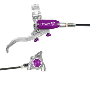 Hope EVO X2 FM Disc Brake Silver/Purple R/H