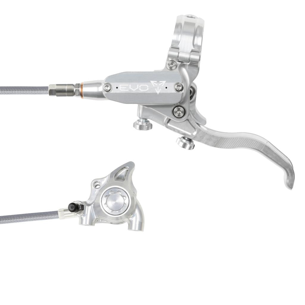 Hope EVO X2 FM Braided Disc Brake Silver/Silver L/H
