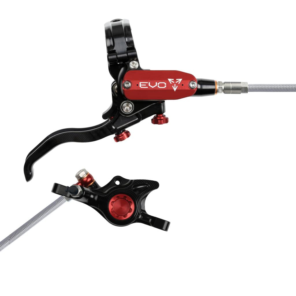 Hope EVO X2 Braided Disc Brake Black/Red R/H