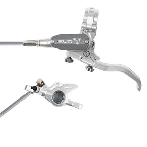 Hope EVO X2 Braided Disc Brake Silver/Smoke L/H