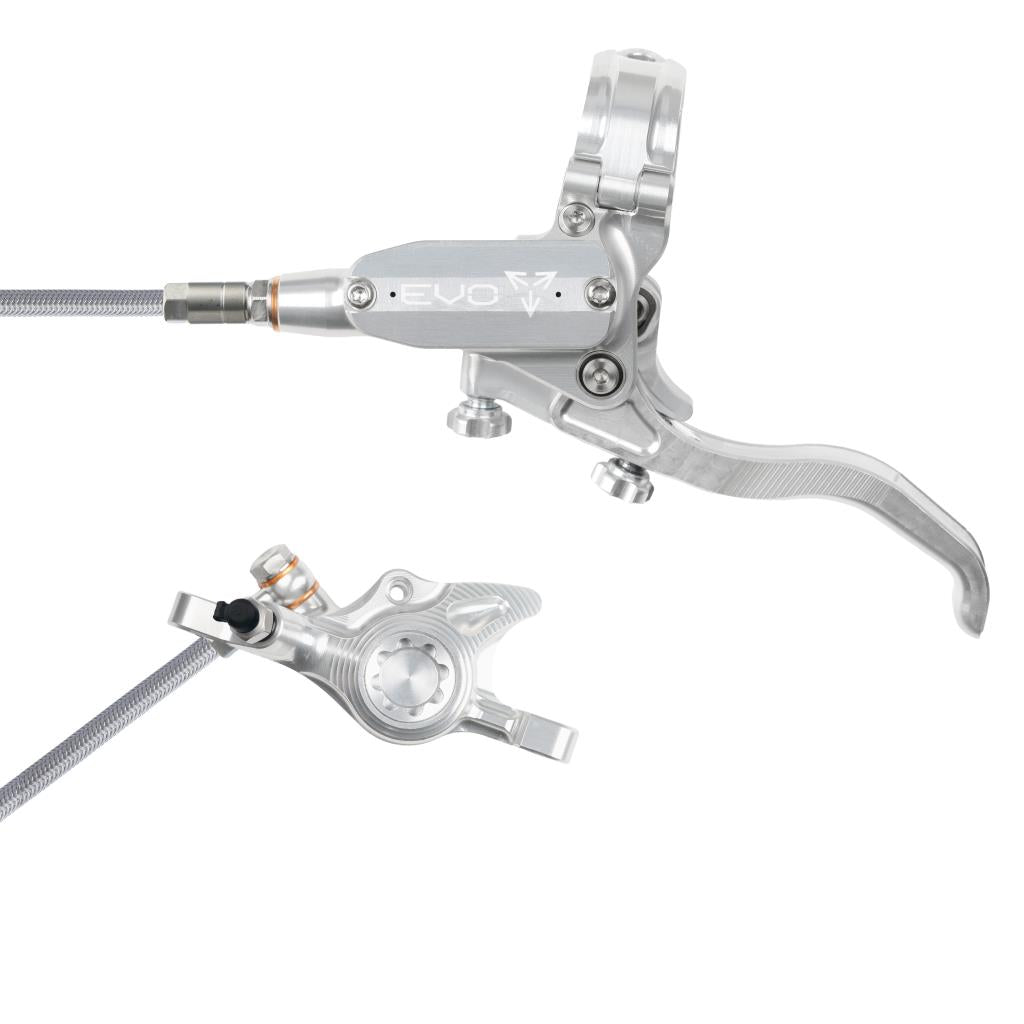 Hope EVO X2 Braided Disc Brake Silver/Silver L/H