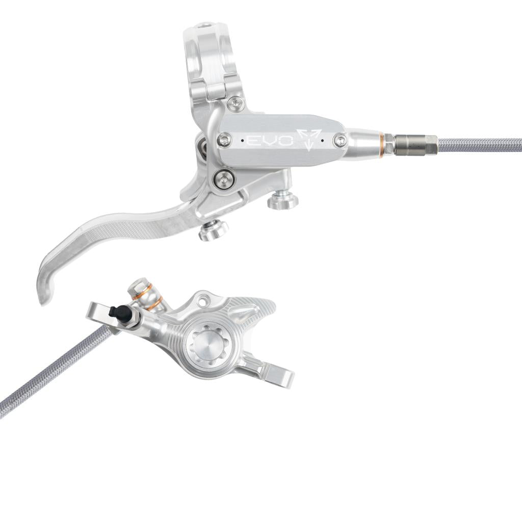 Hope EVO X2 Braided Disc Brake Silver/Silver R/H