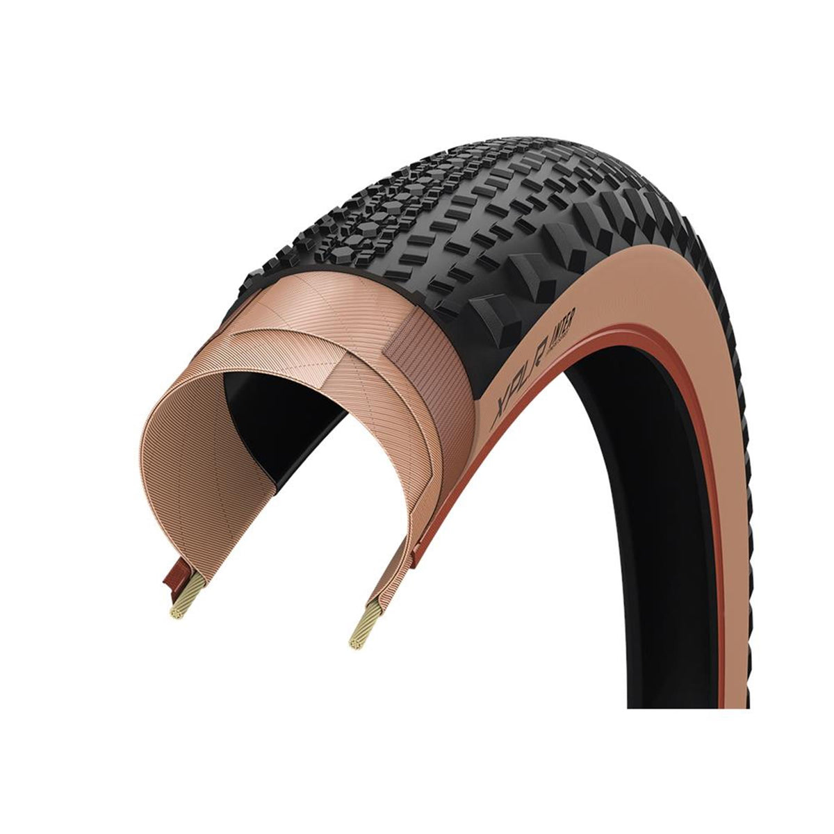 Goodyear XPLR Inter Fpr Zipp Tubeless Gravel Tyre Black/Tan 700 x 45c