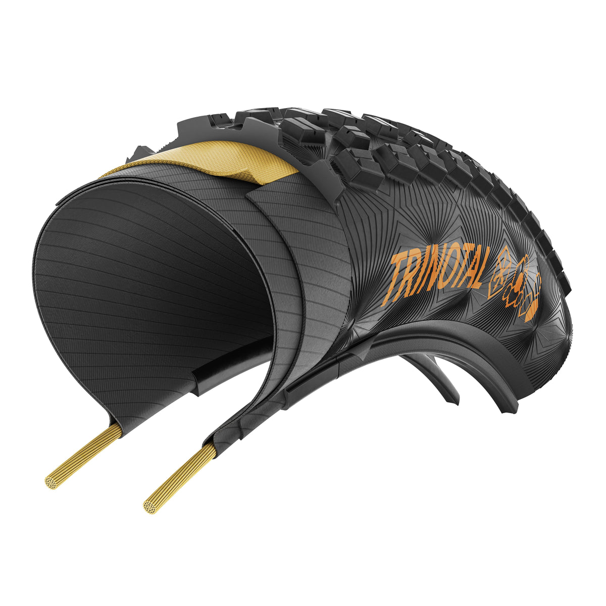 Continental Trinotal Race Rapid Foldable MTB TyreBlack/Black 29 x 2.40"