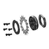 gusset xd 1 er kit single speed kit for sram xd hubs Black 16T