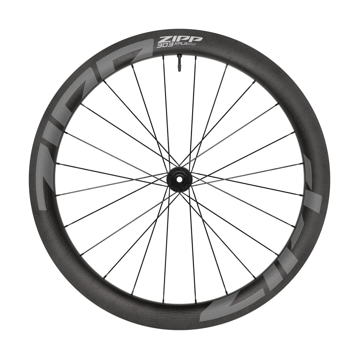 Zipp 303 XPLR SW Carbon Tubeless Disc Front Wheel - 700c Black 100mm x 12mm