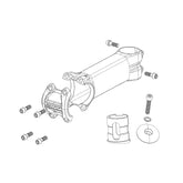 Zipp Combo Mount For Action Camera And Frontlight For Zipp Quickview Integrated Road Computer Mount (Including Bolts)
