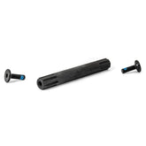 gusset exp crank axle cro mo 19mm 8 spline axle Black 150mm