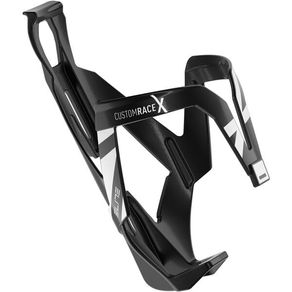 Elite Custom Race X Resin Bottle Cage Black / White