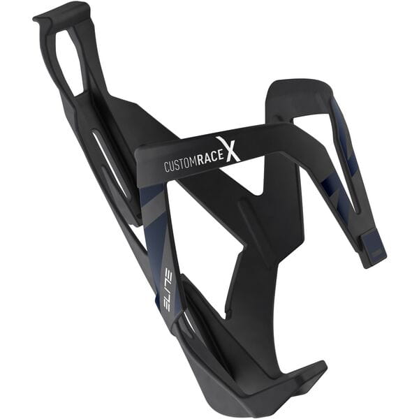 Elite Custom Race X Resin Bottle Cage Black / Blue