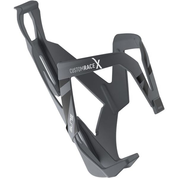 Elite Custom Race X Resin Bottle Cage Grey / Black