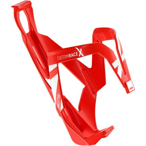 Elite Custom Race X Resin Bottle Cage White / Red