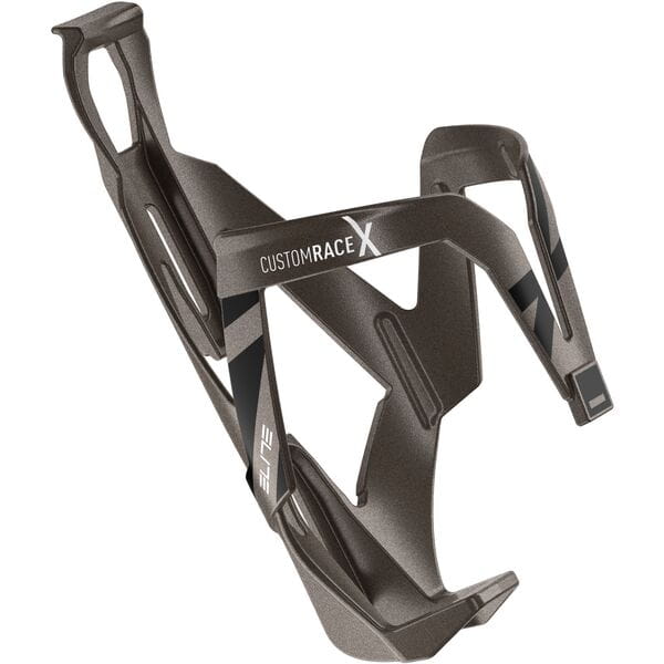 Elite Custom Race X Resin Bottle Cage Titanium / Black