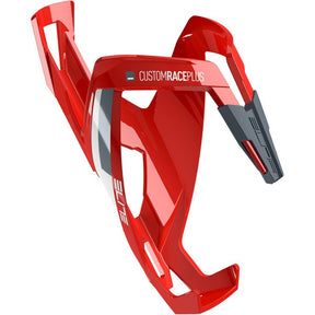 Elite Custom Race Plus Resin Bottle Cage Red / White
