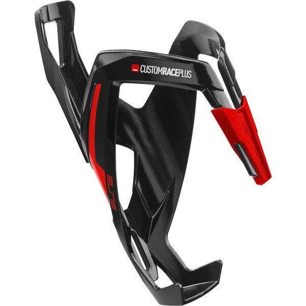 Elite Custom Race Plus Resin Bottle Cage Black / Red