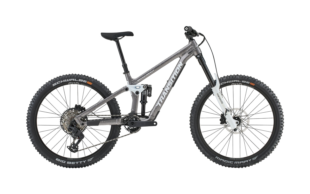 Transition Bottlerocket Alloy Single Crown Mountain Bike Snowstorm XL