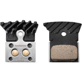 Shimano L04C disc pads and spring, alloy/stainless back with cooling fins, metal sintered