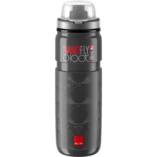 Elite Nano Fly 0-100 Insulated Bottle With Mtb Cap Black 500 ml