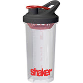 Elite Shaker Bottle Clear / Red 700 ml