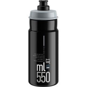 Elite Jet Biodegradable Bottle Black / Grey 550 ml