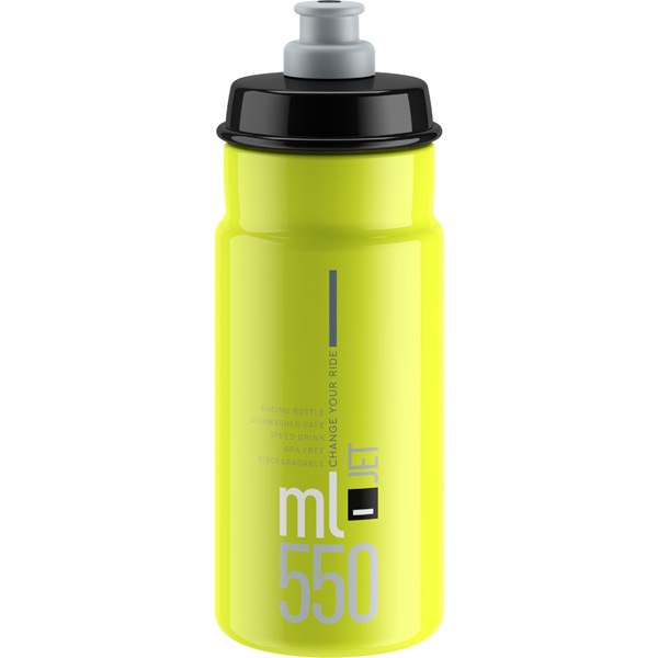 Elite Jet Biodegradable Bottle Fluoro / Black 550 ml
