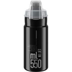 Elite Jet Biodegradable Mtb Bottle Black / Grey 550 ml
