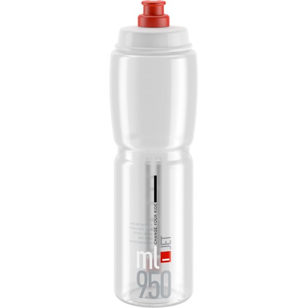 Elite Jet Biodegradable Bottle Clear / Red 950 ml