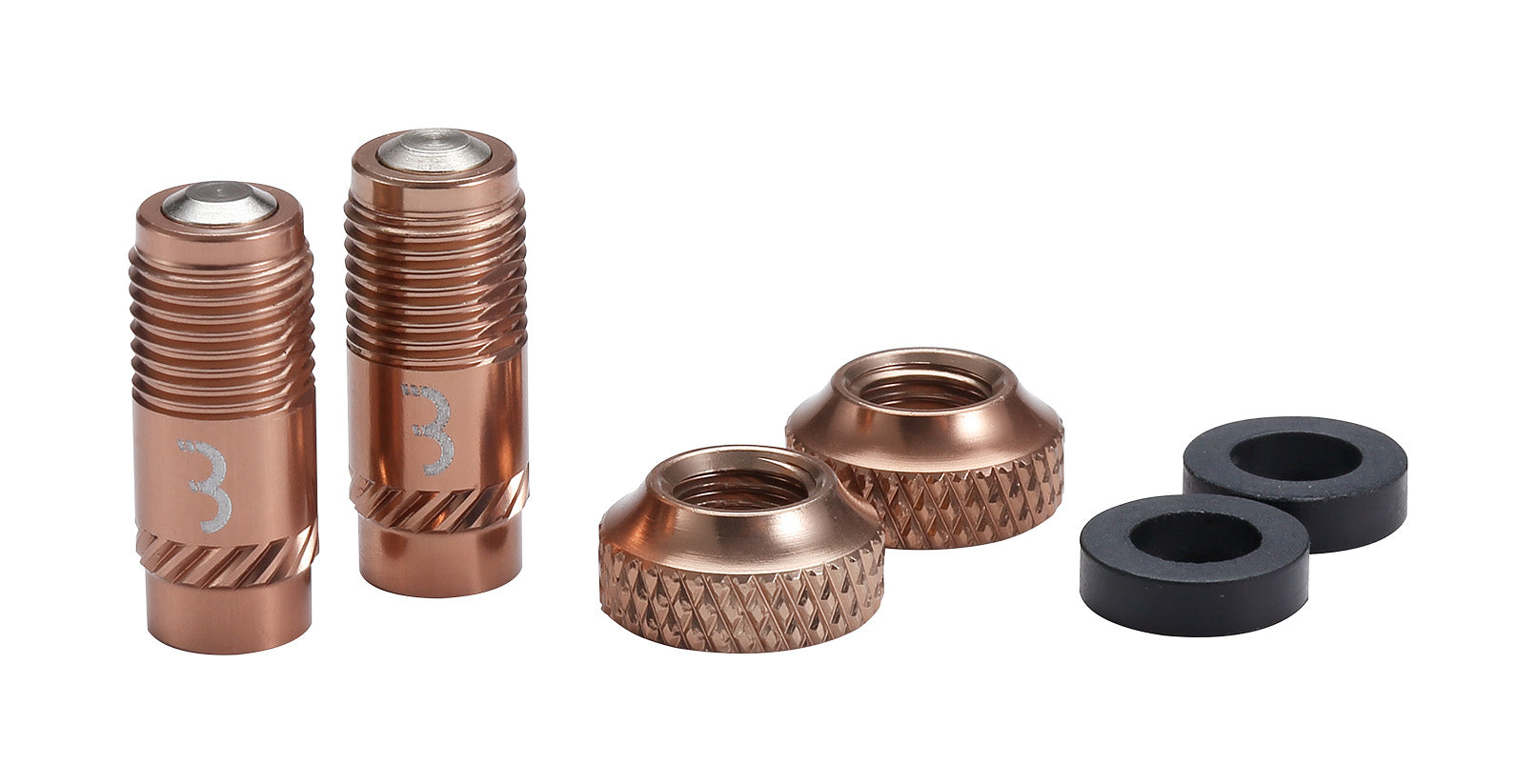 BBB BTI-165 CoreCaps High Flow Valve Caps Copper