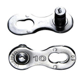 gusset quick joining link 8 9 10 speed Chrome 10spd