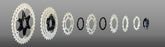 Sunrace MX 10 Speed Cassette Champagne 11-36T