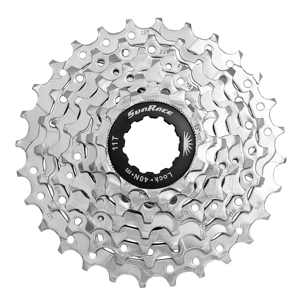 Sunrace Super Fluid Drive 7 Speed Cassette Silver 11-28T