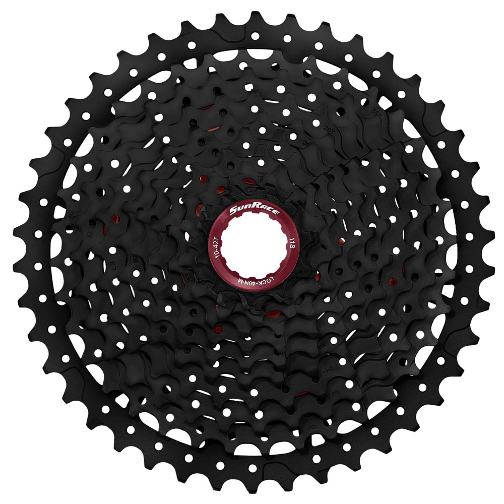 Sunrace MX8 11 Speed Cassette Black Chrome 11-42T