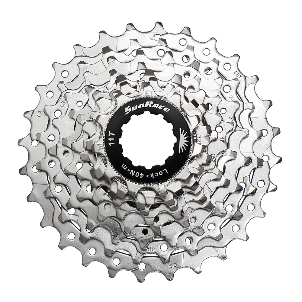 Sunrace CSR90 9 Speed Cassette  Silver 11-25T