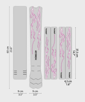 DYEDBRO MTB Frame Protection Lightning - Pink