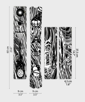 DYEDBRO MTB Frame Protection Kaos - Black